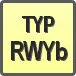 Piktogram - Typ: RWYb